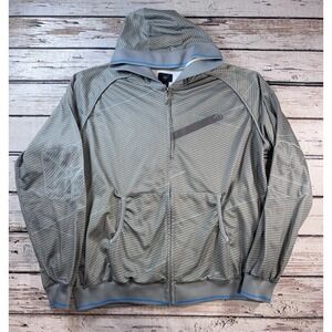 686 Snowboarding Hoodie Sweatshirt Full Zip Gray Polyester‎ XL Casual